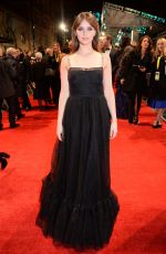 FELICITY JONES at Bafta 2017 Awards in London 02/12/2017