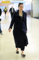FELICITY JONES at JFK Airport in New York 02/27/2017