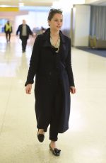FELICITY JONES at JFK Airport in New York 02/27/2017