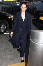 FELICITY JONES at JFK Airport in New York 02/27/2017