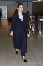 FELICITY JONES at JFK Airport in New York 02/27/2017
