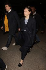 FELICITY JONES at Los Angeles International Airport 02/23/2017