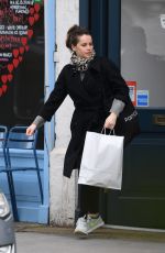 FELICITY JONES Out and About in London 02/16/2017