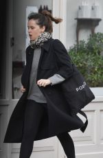 FELICITY JONES Out and About in London 02/16/2017