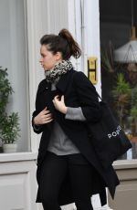 FELICITY JONES Out and About in London 02/16/2017