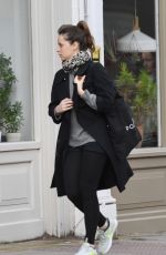 FELICITY JONES Out and About in London 02/16/2017