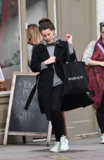 FELICITY JONES Out and About in London 02/16/2017