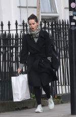 FELICITY JONES Out and About in London 02/16/2017