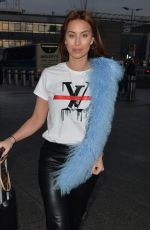 FERNE MCCANN at Heathrow Airport in London 02/17/2017