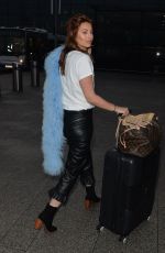 FERNE MCCANN at Heathrow Airport in London 02/17/2017