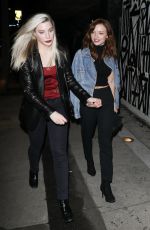 FRANCESCA EASTWOOD Out for Dinner in West Hollywood 02/21/2017