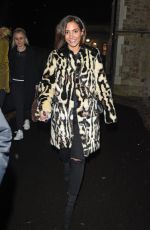 FRANKIE BRIDGE Arrives at Una Foden