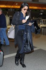 FREIDA PINTO at LAX Airport in Los Angeles 02/04/2017