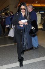 FREIDA PINTO at LAX Airport in Los Angeles 02/04/2017