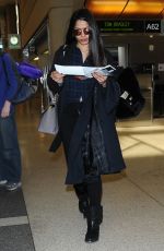FREIDA PINTO at LAX Airport in Los Angeles 02/04/2017