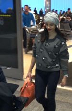 FREIDA PINTO at Los Angeles International Airport 02/17/2017