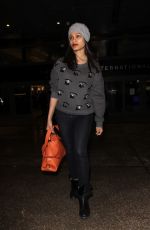 FREIDA PINTO at Los Angeles International Airport 02/17/2017