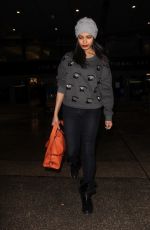 FREIDA PINTO at Los Angeles International Airport 02/17/2017