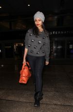 FREIDA PINTO at Los Angeles International Airport 02/17/2017