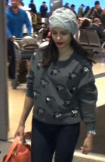 FREIDA PINTO at Los Angeles International Airport 02/17/2017