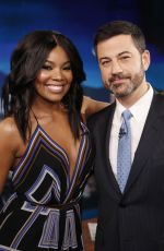 GABRIELLE UNION at Jimmy Kimmel Live in New York 02/07/2017