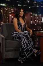 GABRIELLE UNION at Jimmy Kimmel Live in New York 02/07/2017