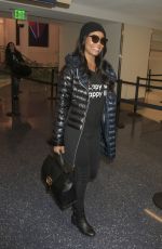 GABRIELLE UNION at LAX Airport in Los Angeles 02/06/2017