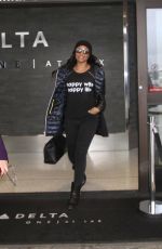 GABRIELLE UNION at LAX Airport in Los Angeles 02/06/2017