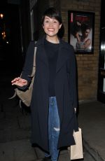 GEMMA ARTERTON Leaves Donmar Warehouse in London 02/15/2017