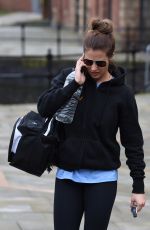 GEMMA ATKINSON Leaves Key 103 Radio in Manchester 02/21/2017