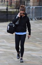 GEMMA ATKINSON Leaves Key 103 Radio in Manchester 02/21/2017