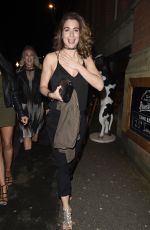 GEMMA ATKINSON Night Out in Manchester 02/04/2017