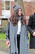 GEORGIA MAY FOOTE Out and About in Primrose Hill 02/23/2017