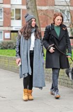 GEORGIA MAY FOOTE Out and About in Primrose Hill 02/23/2017