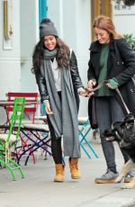 GEORGIA MAY FOOTE Out and About in Primrose Hill 02/23/2017