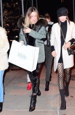 GIGI and BELLA HADID Night Out in New York 02/02/2017