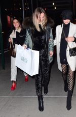 GIGI and BELLA HADID Night Out in New York 02/02/2017