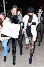 GIGI and BELLA HADID Night Out in New York 02/02/2017