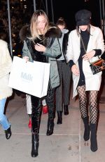 GIGI and BELLA HADID Night Out in New York 02/02/2017