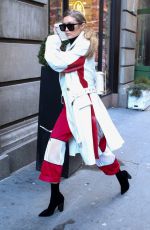 GIGI HADID Arrives at a Studio in New York 02/13/2017
