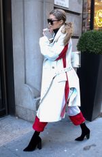 GIGI HADID Arrives at a Studio in New York 02/13/2017
