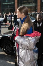 GIGI HADID Arrives at Tommy Hilfiger Store in London 02/18/2017