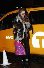 GIGI HADID Arrives Back to Her Apartment in New York 02/12/2017