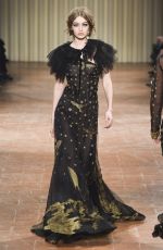 GIGI HADID at Alberta Ferretti Fashion Show at Milan Fashion Week 02/22/2017