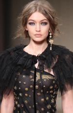 GIGI HADID at Alberta Ferretti Fashion Show at Milan Fashion Week 02/22/2017