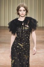 GIGI HADID at Alberta Ferretti Fashion Show at Milan Fashion Week 02/22/2017