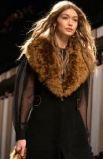 GIGI HADID at Fendi Fashion Show at Milan Fashion Week 02/23/2017