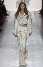 GIGI HADID at Jremy Scott Fashion Show in New York 02/10/2017