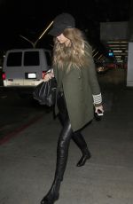 GIGI HADID at LAX Airport in Los Angeles 02/05/2017