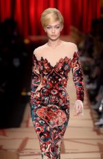 GIGI HADID at Moschino Fashion Show at Milan Fashion Week 02/23/2017